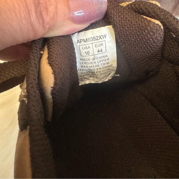 Rockport ProWalker Men’s Tan Leather Lace Up Sneakers Casual Shoes Size 10 - Picture 9 of 10